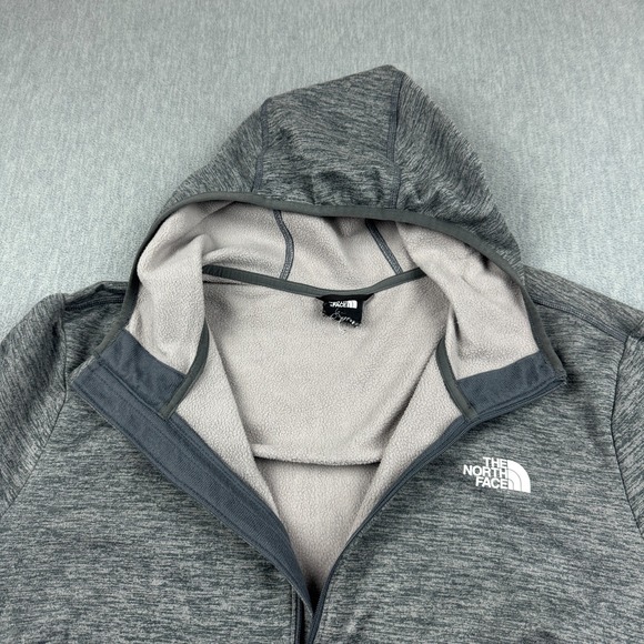 The North Face Jacket Mens 2XL Heather Gray Canyonlands Hooded Full‎ Zip Outdoor - Picture 4 of 14